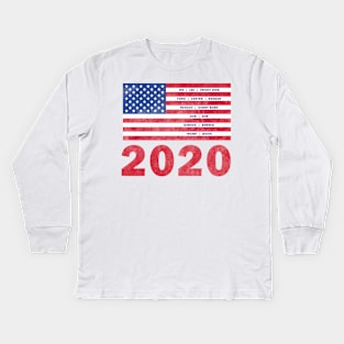 2020 We Have a Winner...Joe Biden (Distressed) Kids Long Sleeve T-Shirt